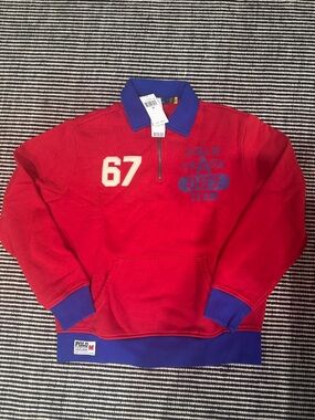NWT Polo Ralph Lauren quarter zip Sweatshirt
